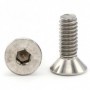 Flat head screw M4x8mm Stainless Steel x10 pcs - MOS-0143